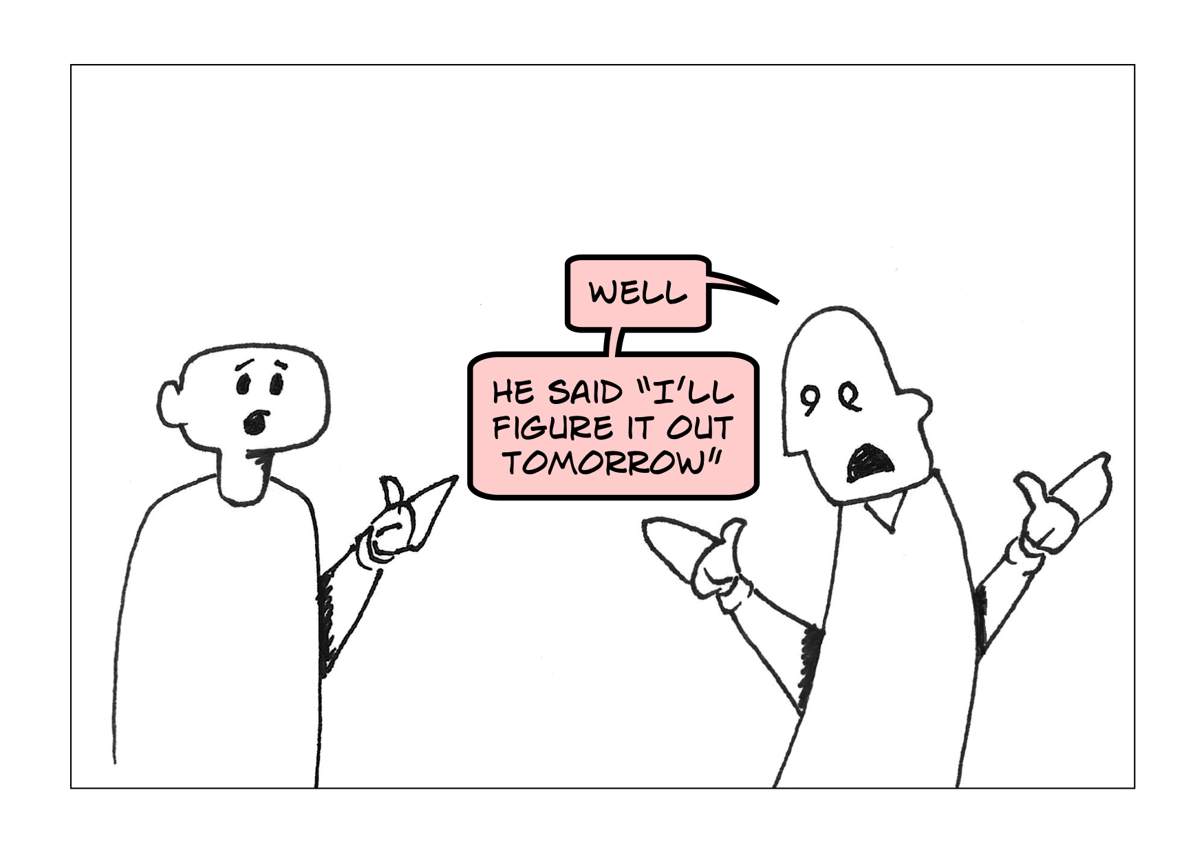 trouble
